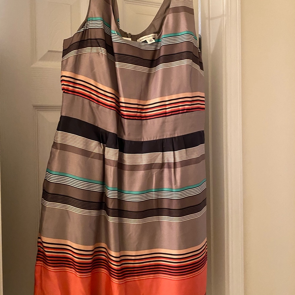 Multi color Banana Republic tank dress